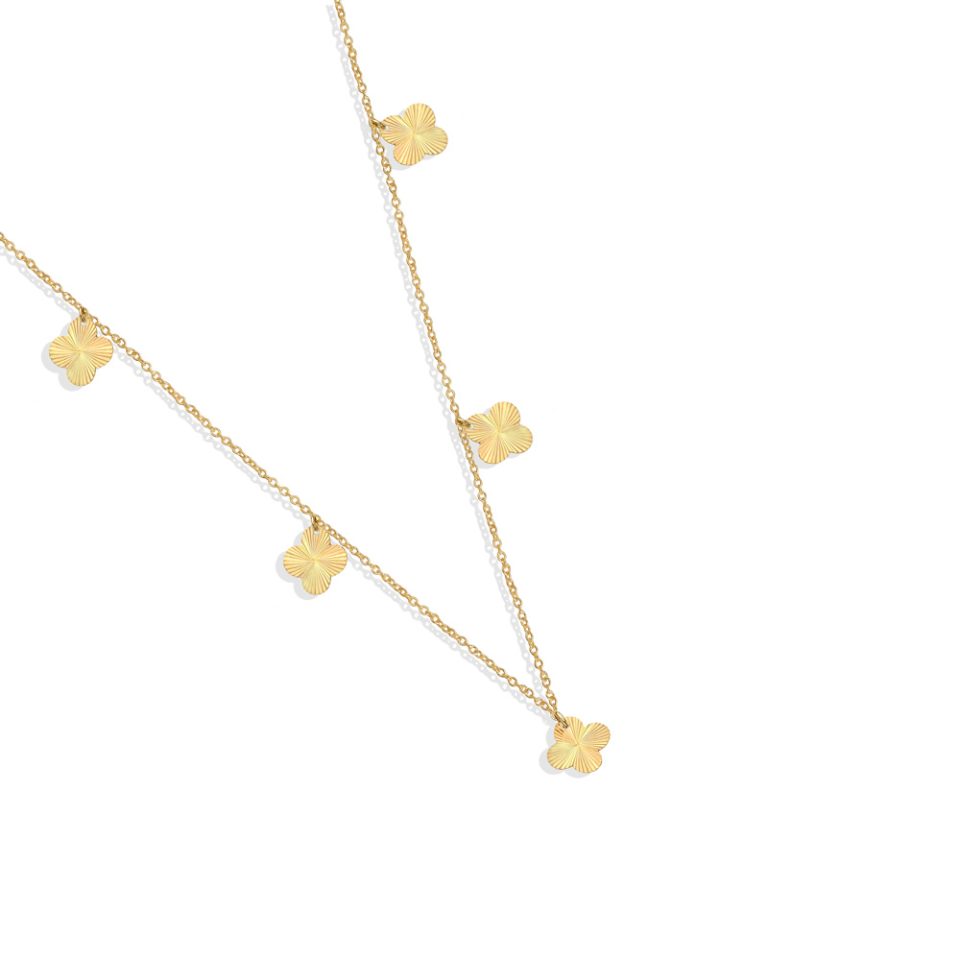 خرید گردنبند طلا آویز ونکلیف مینی 5