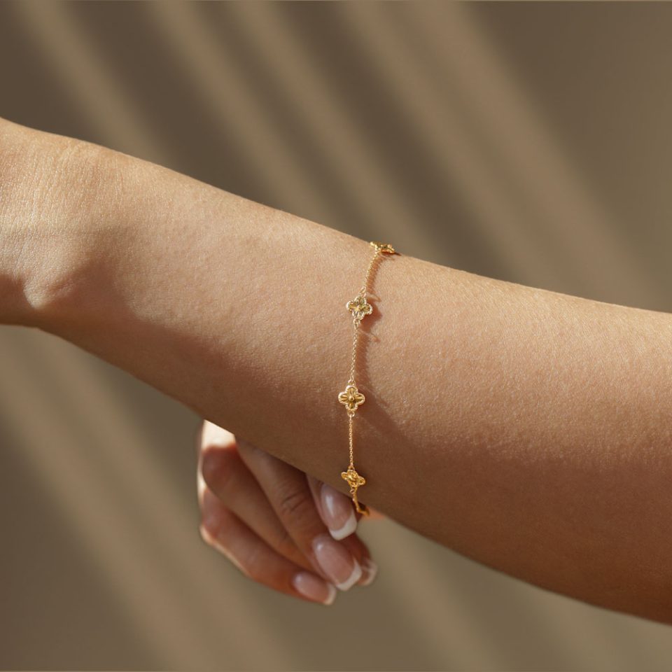 خرید دستبند طلا سوییت الحمبرا 5