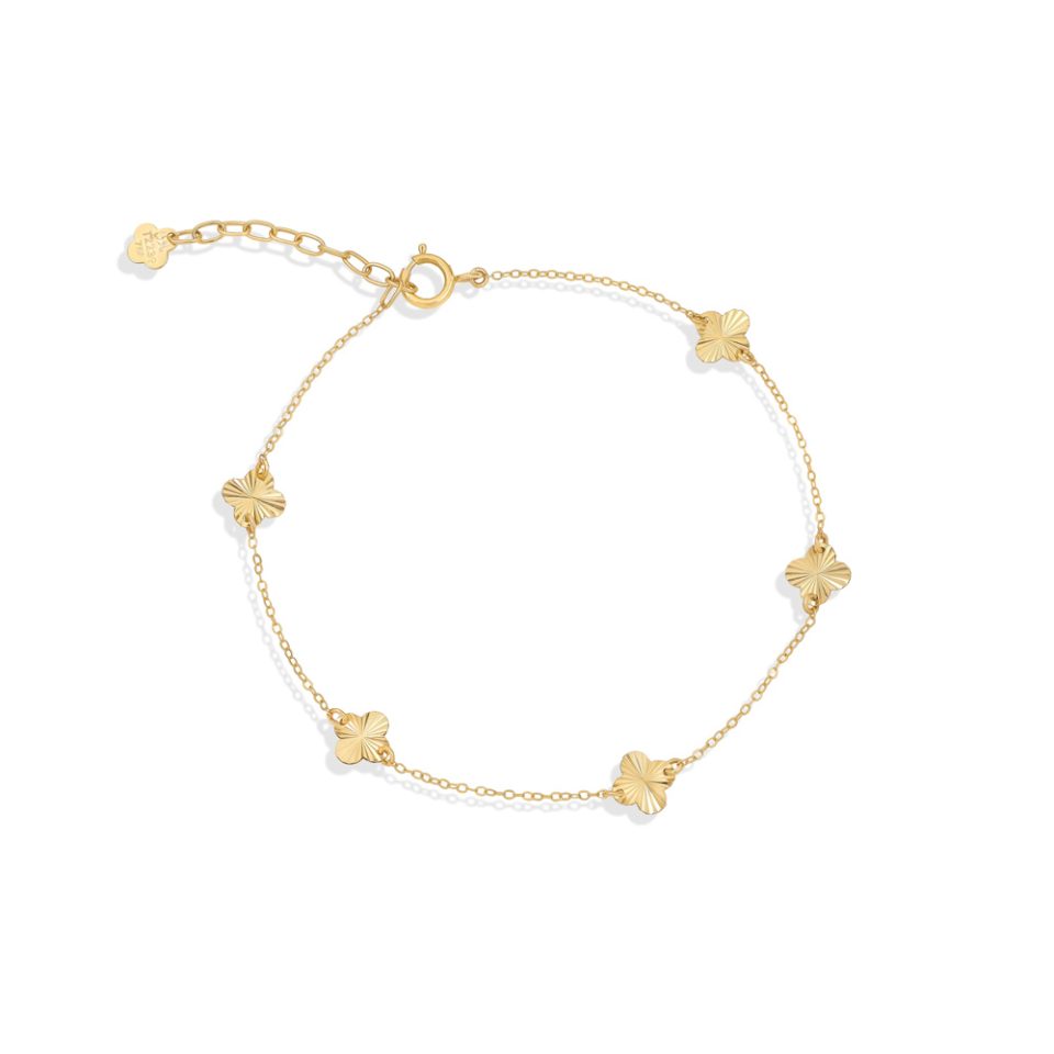 خرید دستبند طلا ونکلیف سوییت ماوی 5