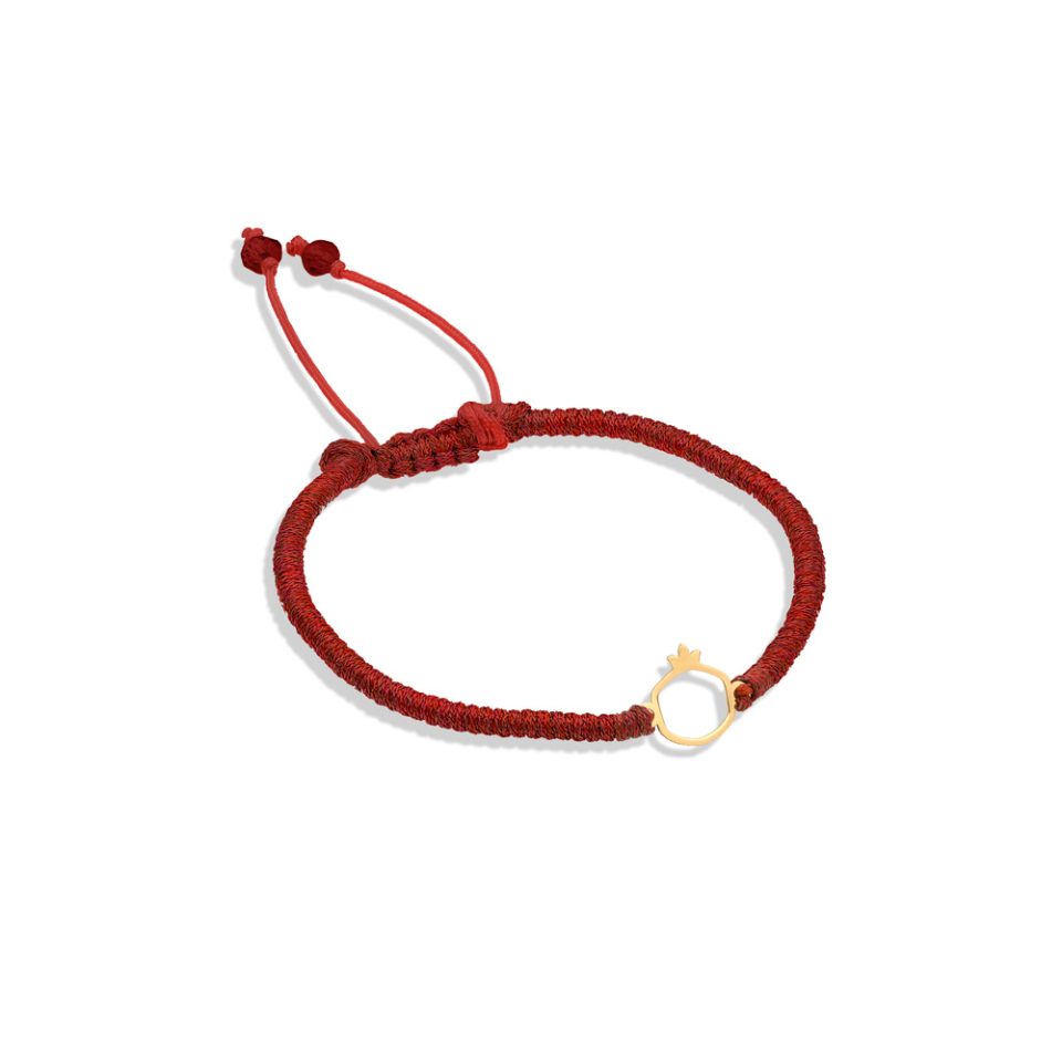 خرید دستبند طلا انار ترمه فانتزی