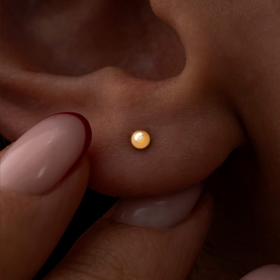 خرید گوشواره طلا گوی اسمال