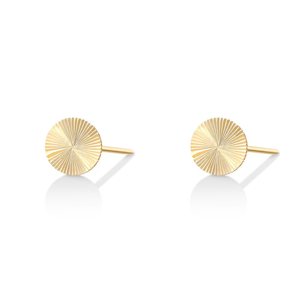 خرید گوشواره طلا دایره الحمبرا مینی