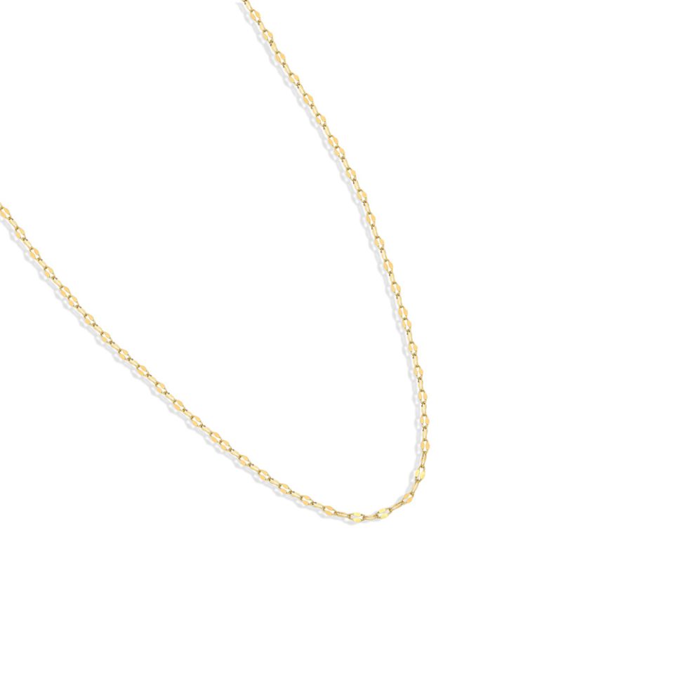 خرید گردنبند طلا زنجیر استار ساده