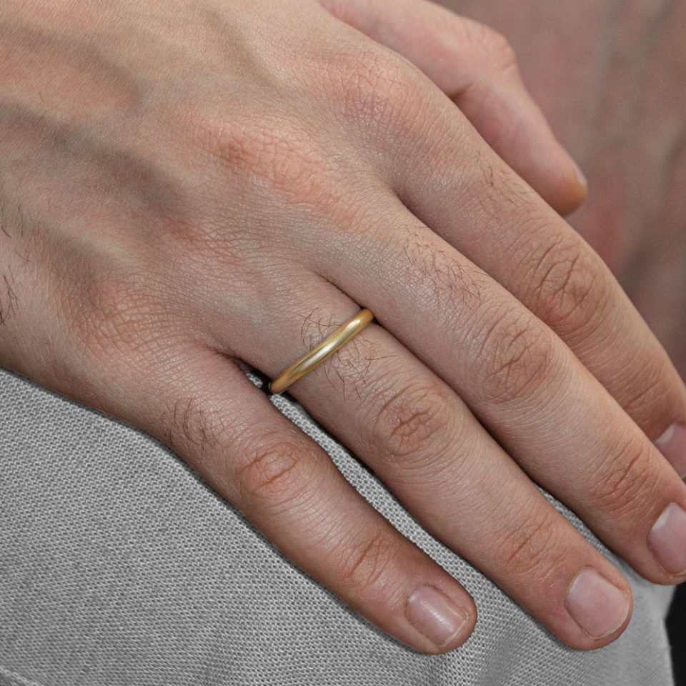 خرید انگشتر طلا جاودانه مردانه ماوی