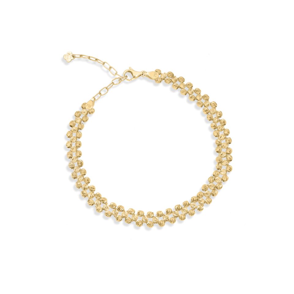 خرید دستبند طلا البرناردو بافت گلد ماوی