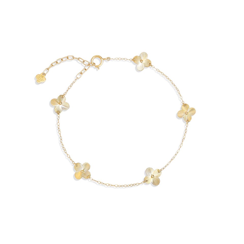 خرید دستبند طلا ونکلیف تراشدار و گوی