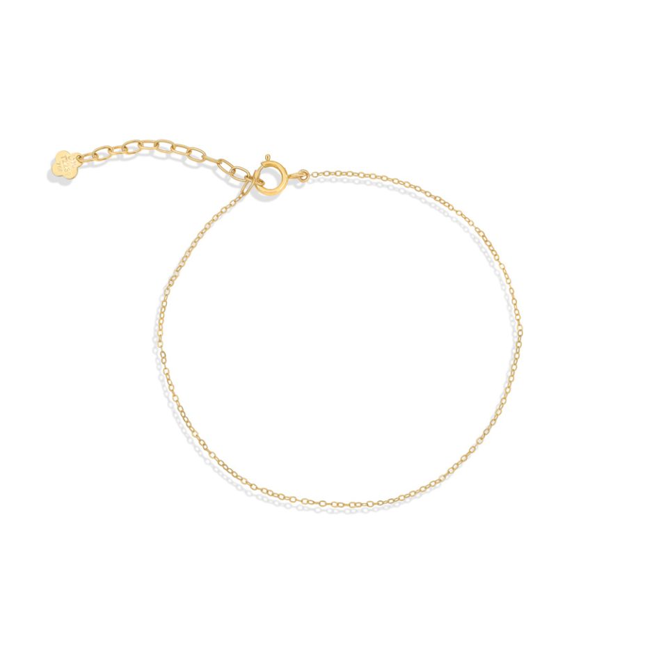 خرید دستبند طلا زنجیری ساده 15