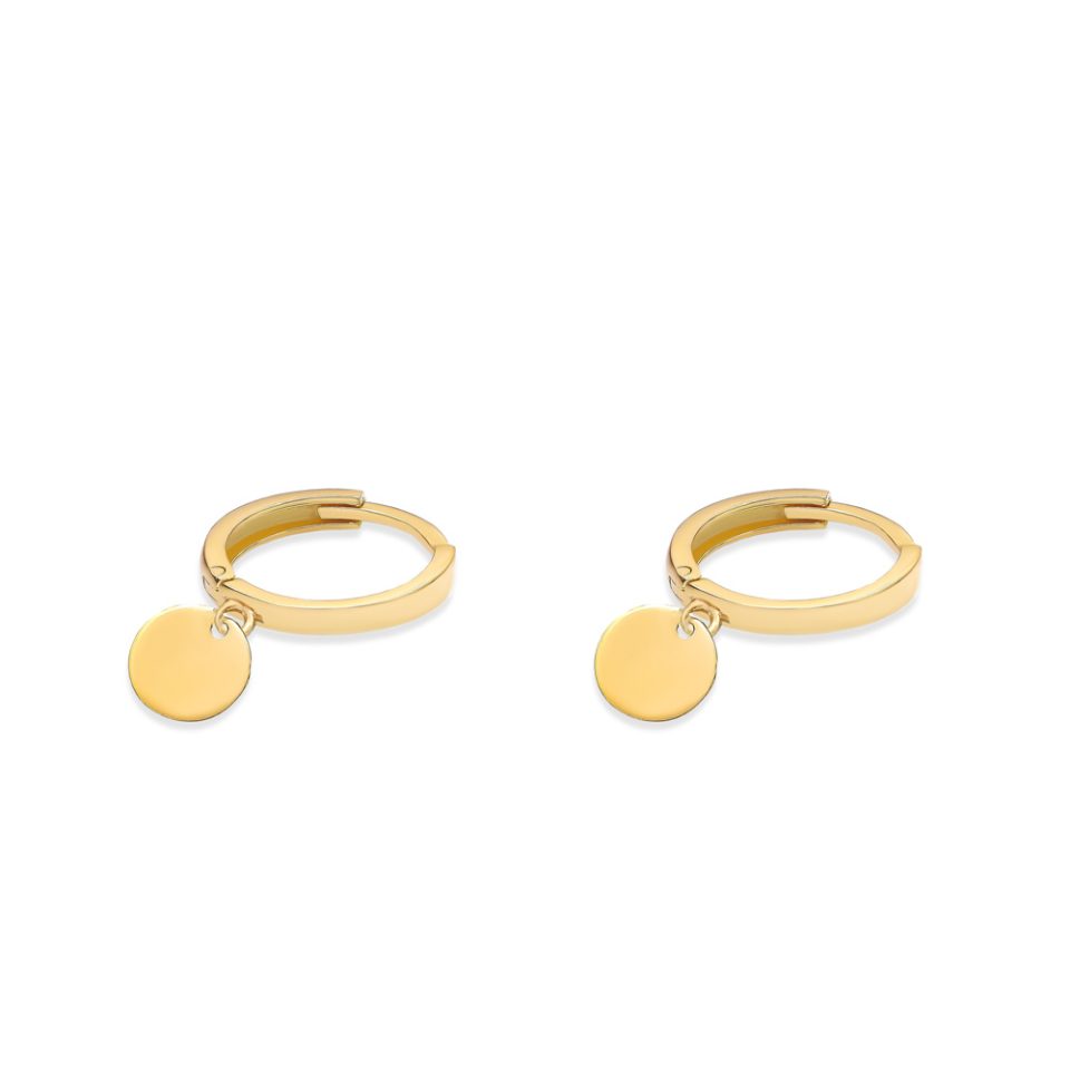 خرید گوشواره طلا روکو سکه