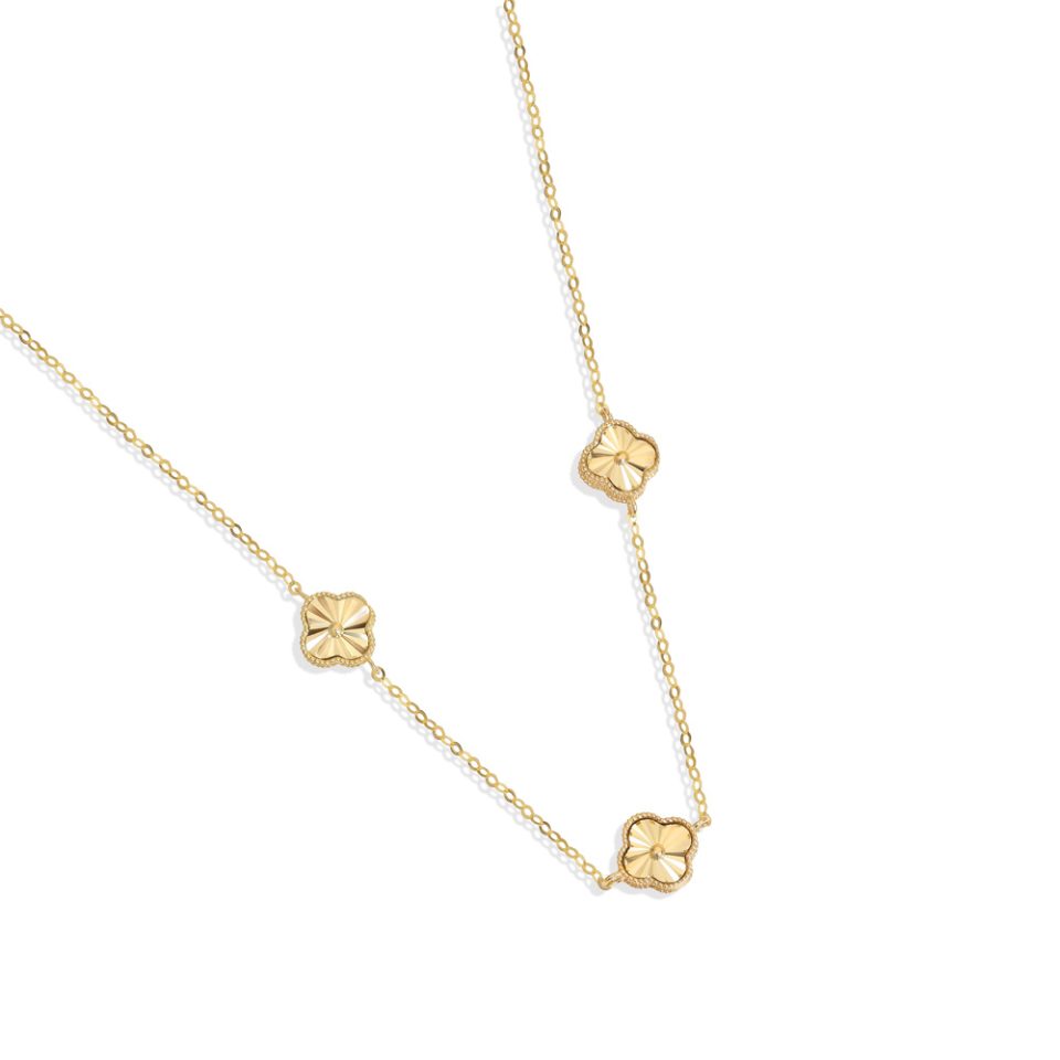 خرید گردنبند طلا مینی ونکلیف الحمبرا 3