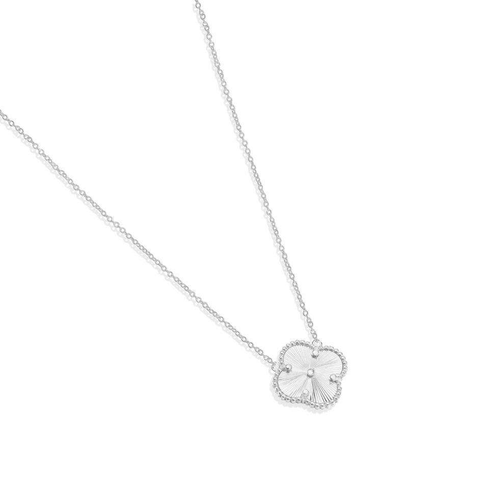 خرید گردنبند طلا تک ونکلیف الحمبرا همتا سفید