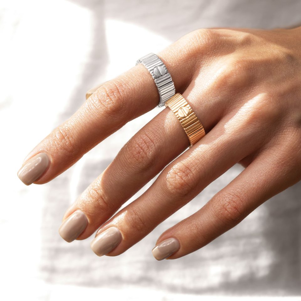 خرید انگشتر طلا رینگ کارتیه لاو لیمیتد گلد