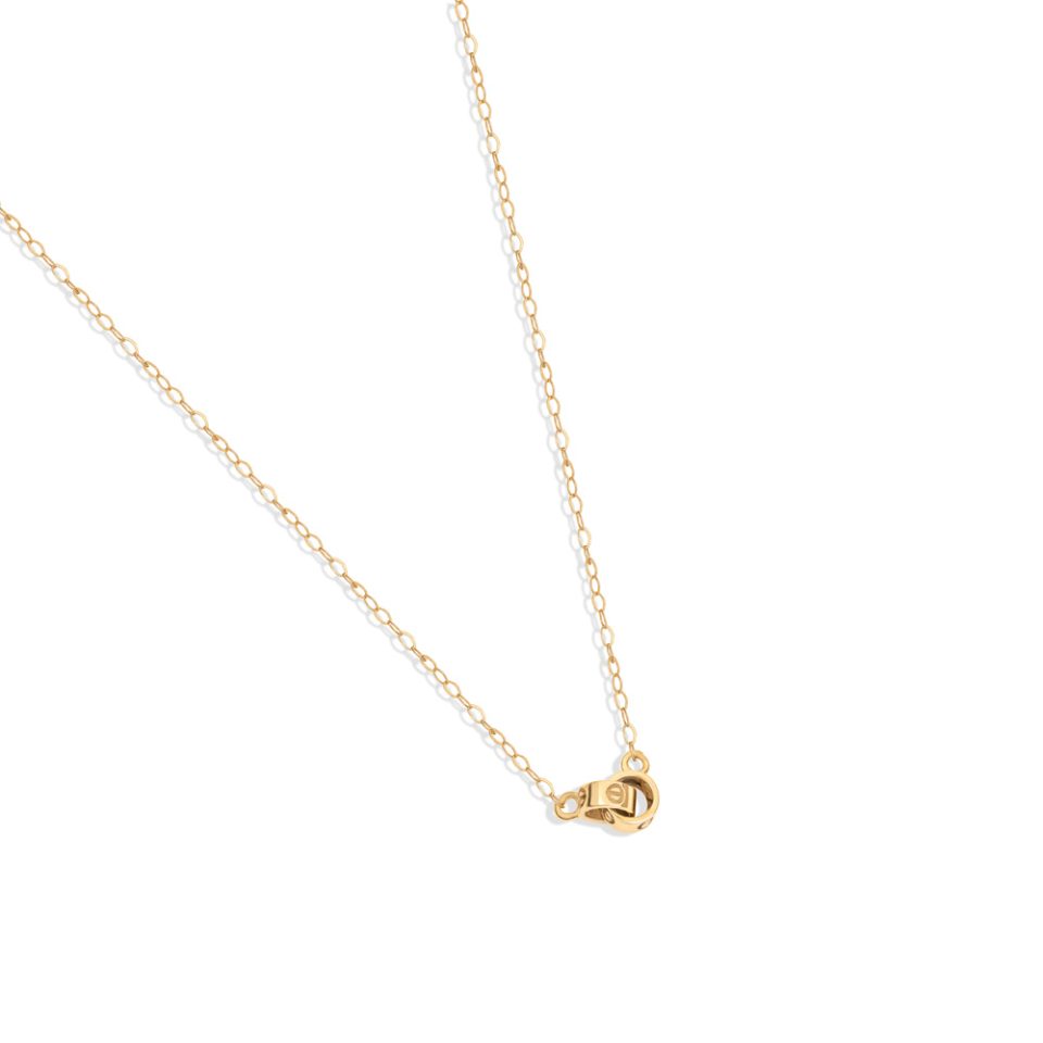 خرید گردنبند طلا کارتیه لاو دو حلقه مینی