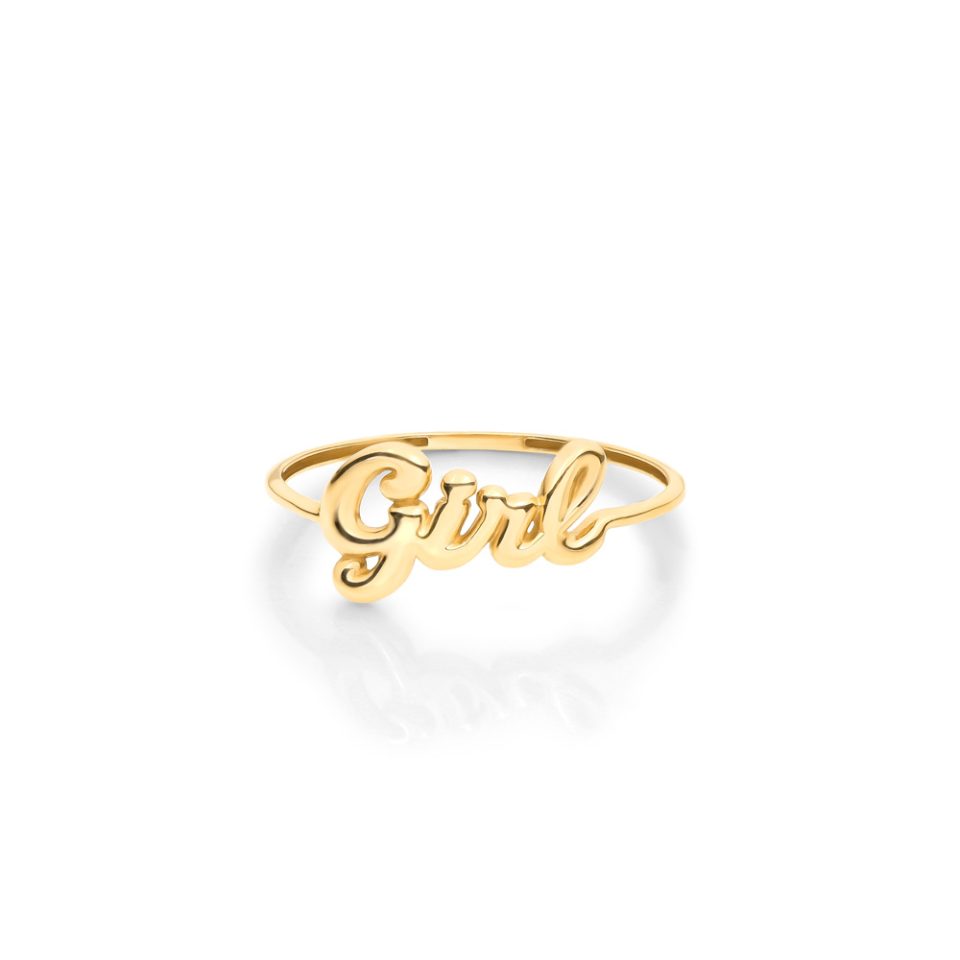 خرید انگشتر طلا رینگ و GIRL