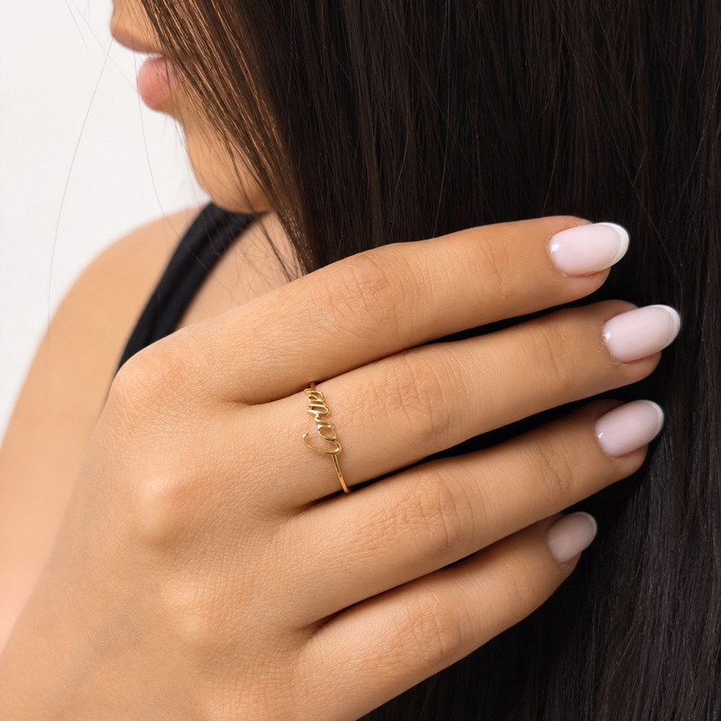 خرید انگشتر طلا رینگ و cartier